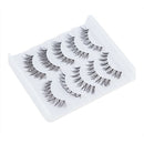 5 Pairs 6D Mink False Eyelashes Wispies Set Natural Wispy Long Eye Lashes Makeup