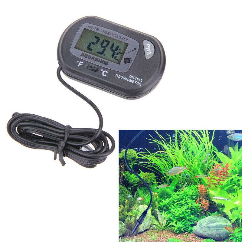 Digital Wired LCD Screen Sensor Aquarium Fish Tank Water Thermometer Tester