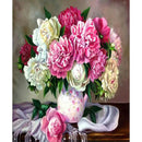 Painting By Numbers Kit DIY Fresh Flower Canvas Oil Art Picture Home Decor