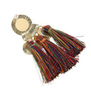 Bohemian Drop Alloy Wafer Tassel Earrings for Women Fashion Jewelry Women S
