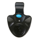 Black Electronic LED Light Fish Bite Sound Alarm Bell Clip On Fishing Rod
