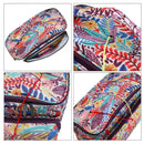 Travel Knitting Tote Bag, Yarn Storage Bag for Carrying Projects, Knitting