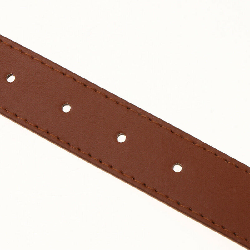 Carrying Strap for Picnic Blanket Throw Travel Rug Brown Leather Carry Strap