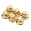 6pcs 4 Layers Cone Screw Metal Studs Rivets Nailhead Clothes Spikes 13x11mm