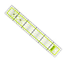 Non Slip Acrylic Portable Office Measuring Tool Home Patchwork Ruler DIY Sewing