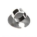 Mini Manicure Palette Nail Art Finger Ring Palette Mixing Stainless Steel