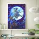 5D DIY Special Shaped Diamond Painting Witch Cross Stitch Mosaic Craft Kits