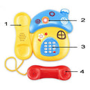 Baby Toys Sound Light Early Childhood 0-12 Months Cartoon Mushrooms Telepho G6J7