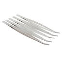 5 Pcs Stainless Steel Tweezers Reptile Gardening Bent Feeding Tool Curve