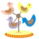 Metal Cutting Dies Stencils for DIY Scrapbooking Photo Album Duck Windmill