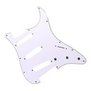 3Ply SSS 11 Holes Strat Electric Guitar Pickguard for FD (White) A
