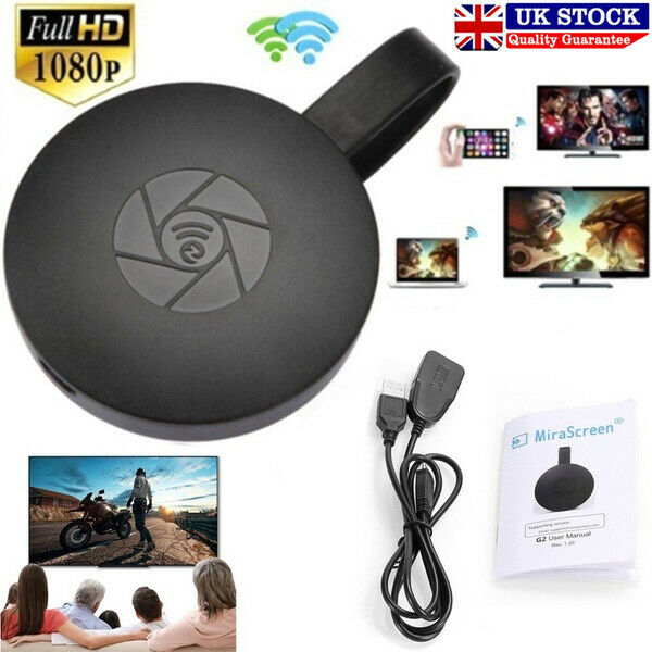 Wrieless Mirascreen Adapter Dongle Anycast HDMI WiFi Transmitter Display