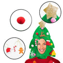 Christmas Tree Hat , Funny Christmas Hat, Novelty Santa Hat Holiday Theme H