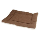 Carpet Cushion Bed Sleeping BROWN Velvet fabric for Dog Cat Pet S