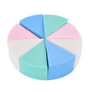 8pcs Triangle Shaped Soft Magic Face Cleaning Cosmetic Puff Wash Face Makeup JR