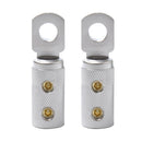 2 Pieces 4 AWG Wiring Wire Coupler Speaker Connector Terminal Nickel Plated
