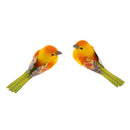 8pcs Artificial Foam Feather Birds DIY Crafts Ornament Home Garden Decor