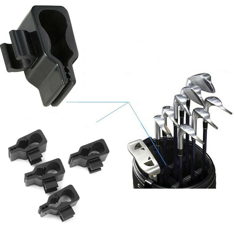 14pcs Golf Bag Clip On Putter Clamp  Keeper Ball Marker Black