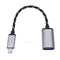 Braided Micro USB Male to USB Female OTG Adapter Cable for Android Smart Phone