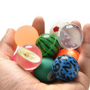 10 Pc Mixed 30mm Bounce Balls Multi-Colored Elastic Juggling Jumping Ball N3cD