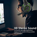 for Xbox one PS4 PC LED Game Headset Mic Stereo Surround Headphone 3.5mm Wired