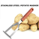 Stainless Steel Potatoes Masher Pusher Fruit Vegetable Tools Press Crusher