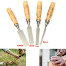 4PCS Carpenter Carving Firmer Gouge Woodworking Wood Chisel Set Hand Tool