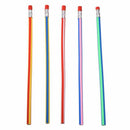 5Pcs Colorful Magic Bendy Flexible Soft Pencil With Eraser For Kids Writing K2Q3