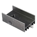 20x Black Aluminum Cooler Heat Sink Heatsink 25x15x10mm for TO-220 IC D9W4