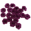 60x Artificial Simulation Silk Camellia Rose Flower Head Handmade Crafts 4cm