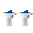 2PCS Deck Filler Fuel Filler Boat 38mm or 1 1/2' Built in Breather White Cap