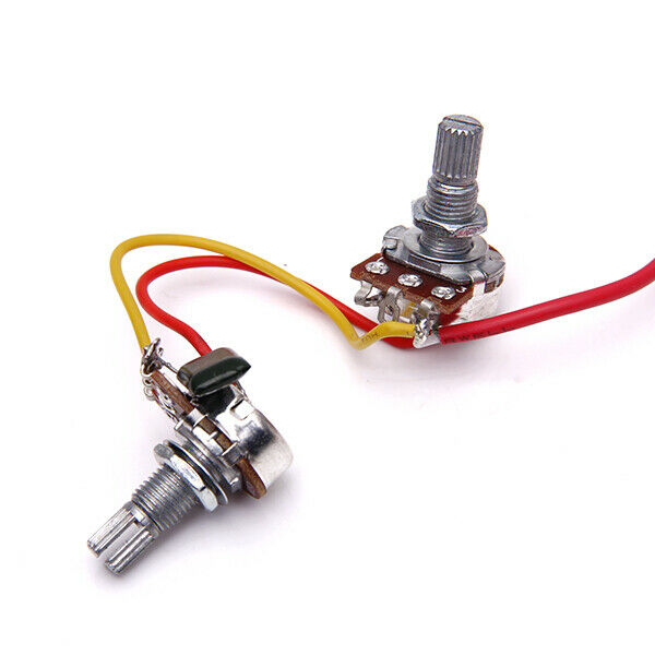 1 Set Guitars Wiring Kit Pickup Selector A500K B500K Potentiometers Pot 2A683J