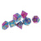 7x Acrylic Polyhedral Dice D4-D20 Digital Dies for  Props