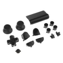 Replacement Repair Buttons Mod Kit Set for PS4 Controller DualShock 4 Black