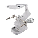 Multi-functional Welding LED Magnifier 3X/4.5X Magnifying Glass Alligator C J2R7