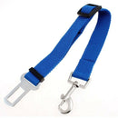 Nylon Adjustable Lobster Clasp Car Seat Dog Puppy Pet Safty Belt Blue X3W6