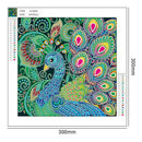 5D DIY Special-shaped Diamond Painting Peacock Cross Stitch Embroidery Kit