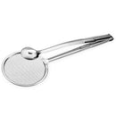 Stainless Steel Filter Spoon With Clip Oil-Frying Salad BBQ filter