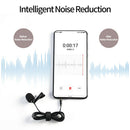 3.5mm Tie Clip Microphone Omnidirectional PC Phone Mini Wired Audio Mic A