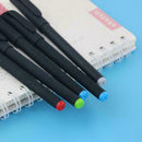 Black Ink Gel Pen Plastic Frosted School Writing Marker Office Supply Pens U3T2