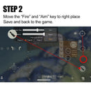 Mobile Game Controller(Newest Version) Sensitive Shoot and Aim Buttons L1R1 F9Y8