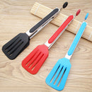 Silicone Cooking Kitchen Tongs Food BBQ Salad Bacon Steak Bread Clip Clamp HGY