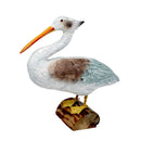 Wooden Seagull Ornament Artificial Simulated Decoration Bird Art Craft