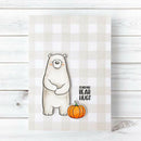 2pcs DIY Color Bear Stamp Stencil Cutting Die Christmas Silicone Seal (C) A