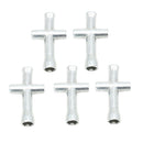 4 Way Cross Wrench Socket Nut Screws Spanner RC Car (5-Pack) - 4/5/5.5/7mm