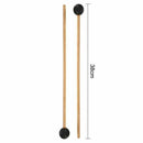 Bell Mallets Glockenspiel Sticks, Rubber Mallet Percussion with Wood Handle C3Z3