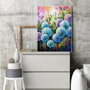Dandelion 5D DIY Full Round Drill Diamond Painting Embroidery Decor (XF069)