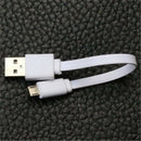 2x 20CM Ultra Short Micro USB Data Charger Cable Cord Portable Power Bank phon Z
