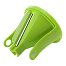 1 pc Spiral Funnel Vegetable Grater ABS Stainless Steel Carrot Cucumber Sli