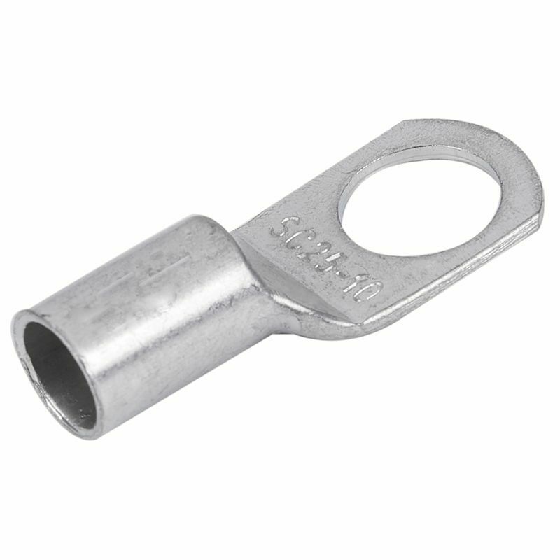 6 Copper Tube 25Mm X 10Mm Lug Battery Starter Cable Welding Crimp Terminal  G4Z5